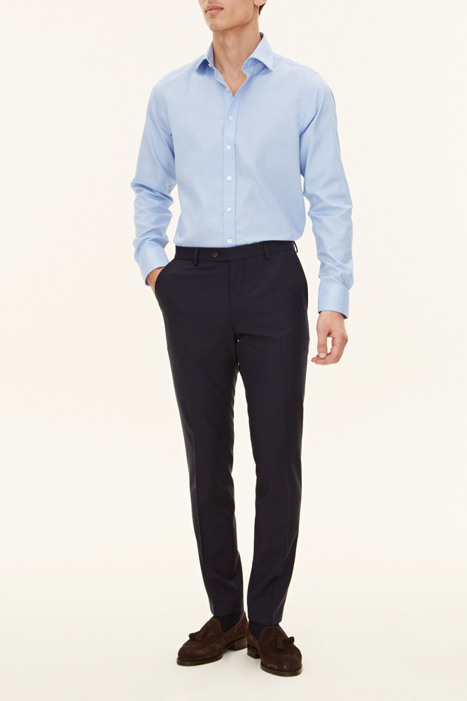 Slim Fit Microstructure Bukser