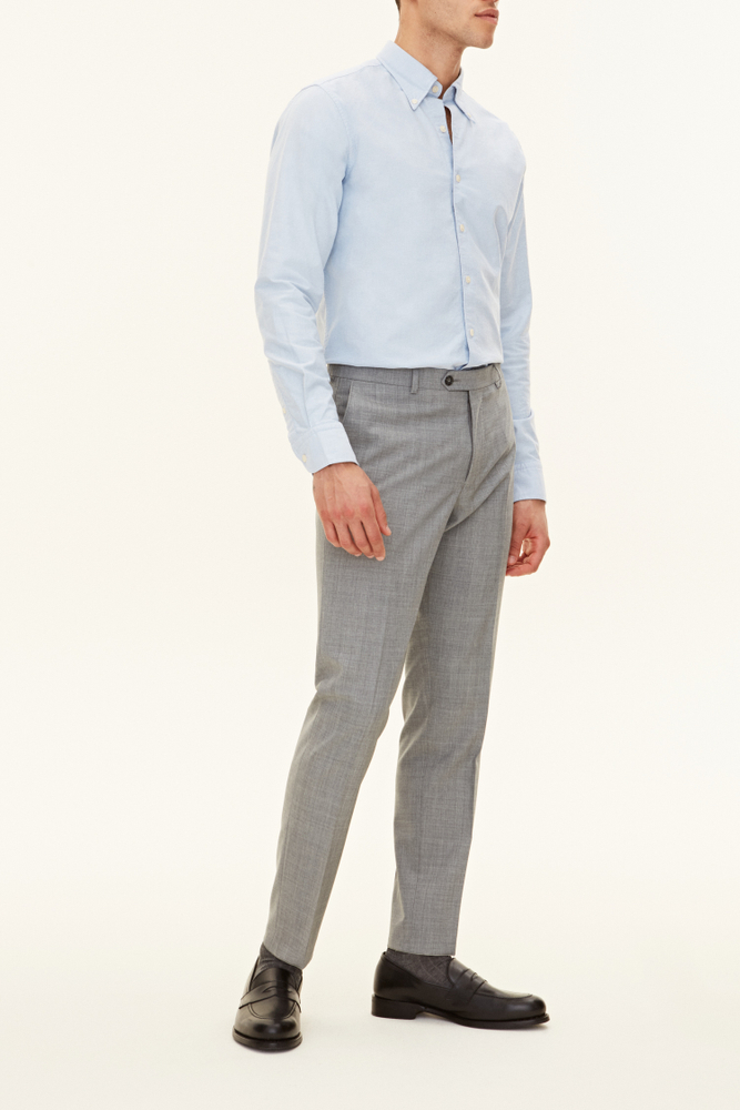 Slim Fit Microstructure Bukser