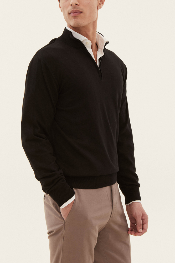 Regular Fit Half Zip Trøje