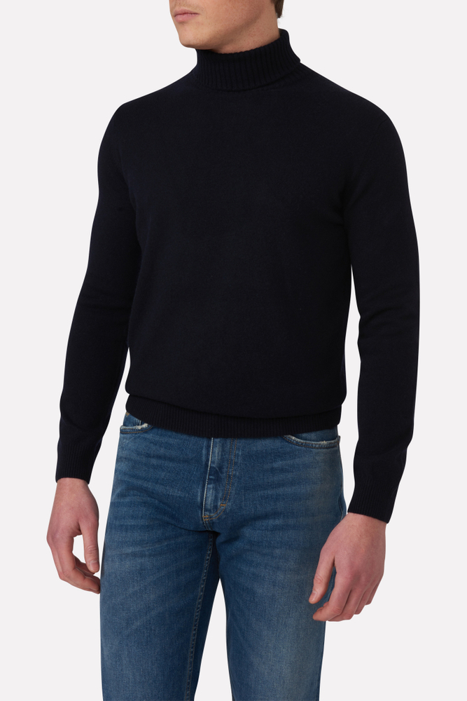 Regular Fit Rullekrave Uld-Kashmir