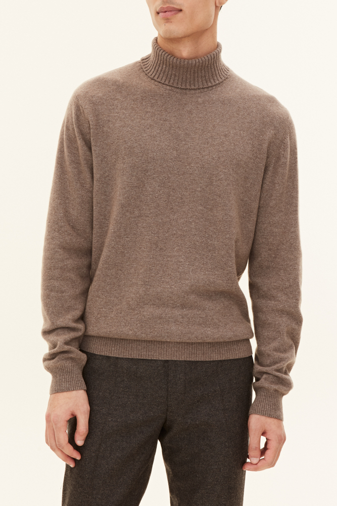 Regular Fit Rullekrave Uld-Kashmir