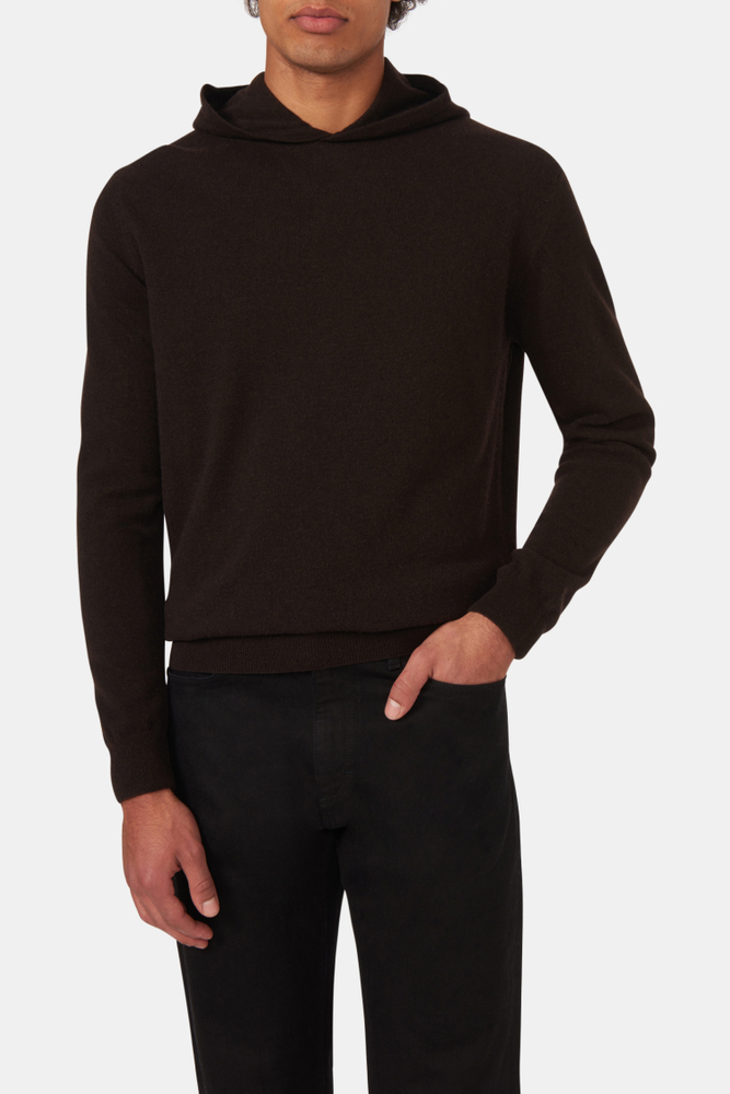 Regular Fit Hoodie Uld-Kashmir