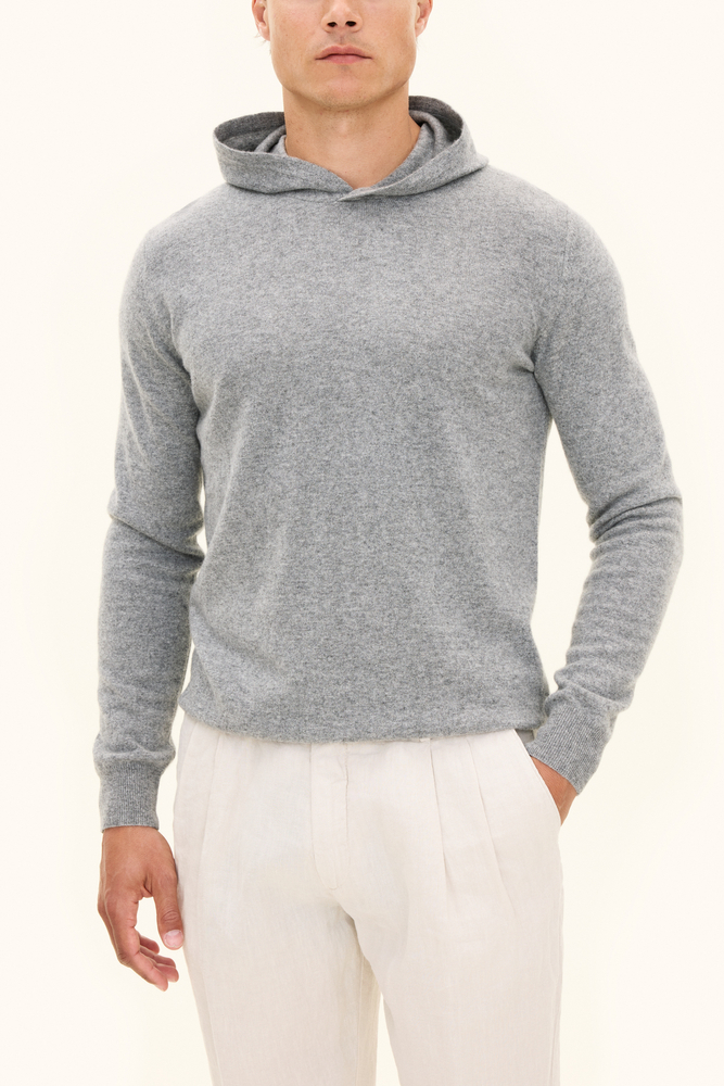 Regular Fit Hoodie Uld-Kashmir