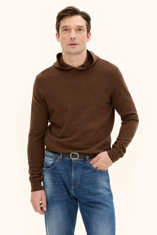 Regular Fit Hoodie Uld-Kashmir