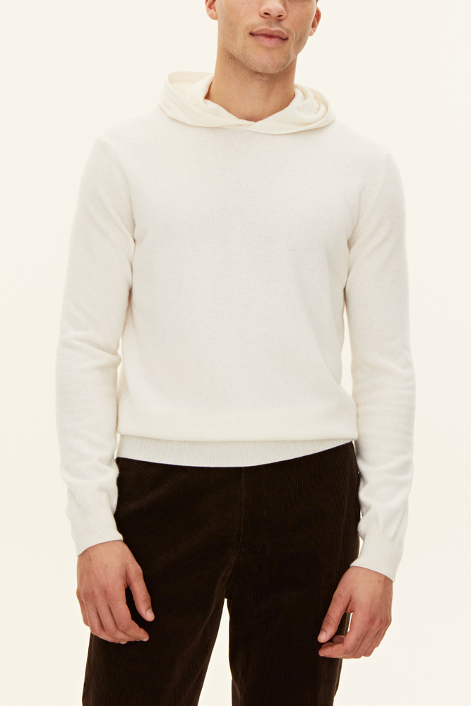 Regular Fit Hoodie Uld-Kashmir