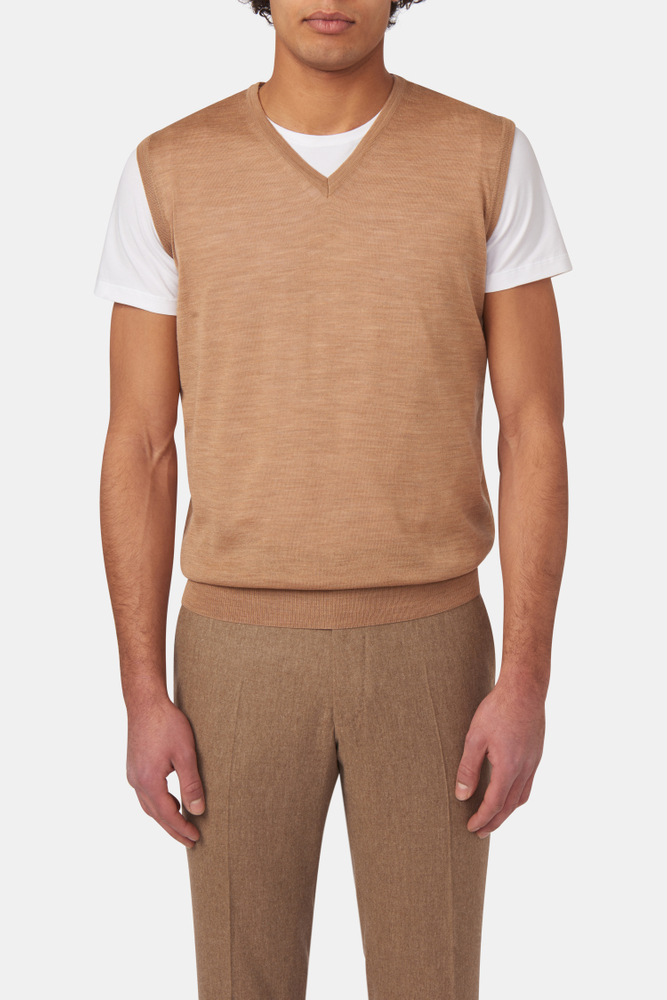 Regular Fit Vest Extra Fine Merinould