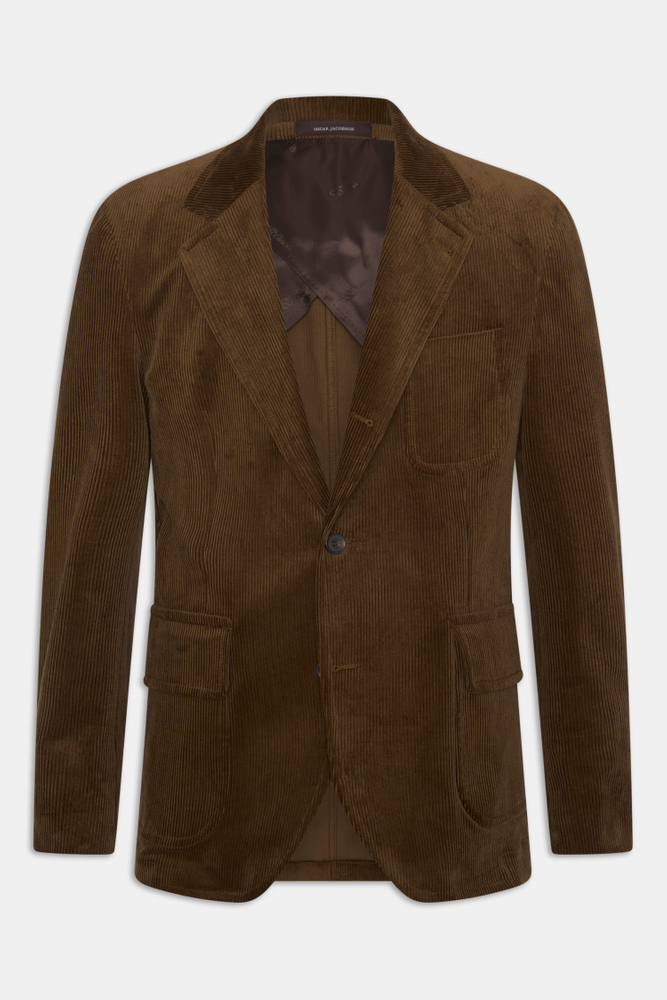 Regular Fit Fløjelsblazer