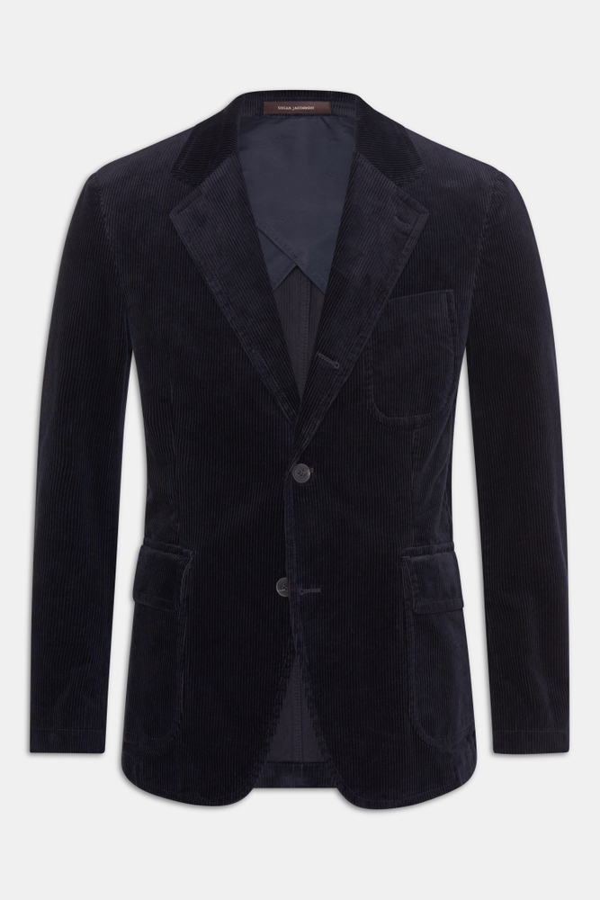 Regular Fit Fløjelsblazer