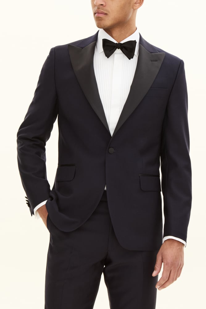 Oscar Jacobson - Regular Fit Microstructure Smoking Blazer - størrelse 148 - Herre.