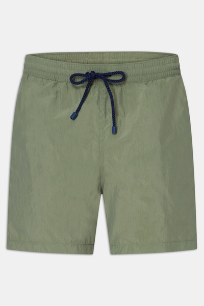 【U LAN】Warnie Cotton Half-Length Shorts Swim Nylon Shorts - Blue | Oscar Jacobson