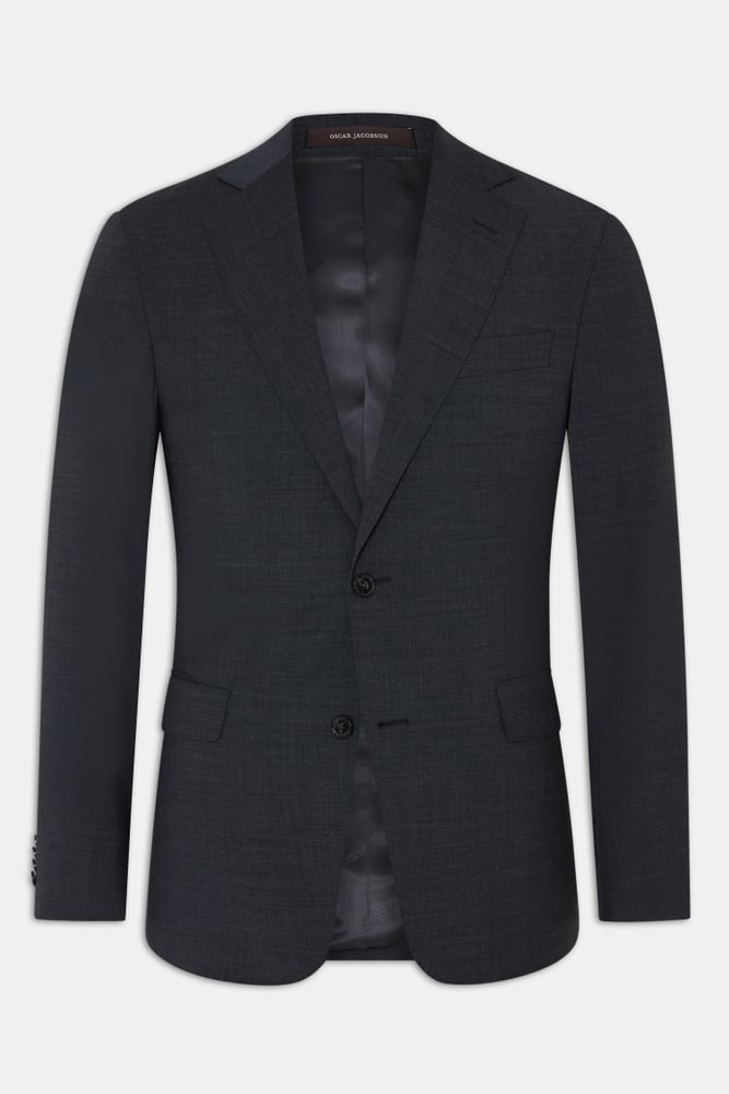 Slim Fit Microstructure Blazer
