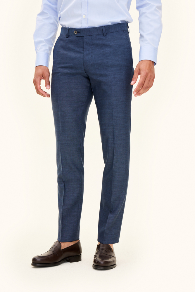 Slim Fit Sharkskin Bukser
