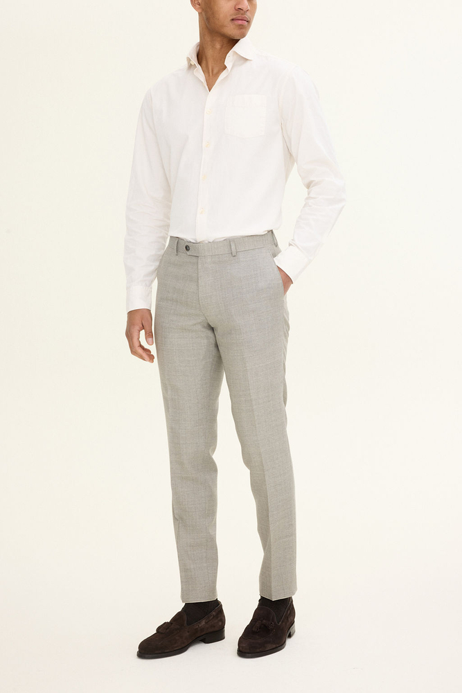 Slim Fit Sharkskin Bukser