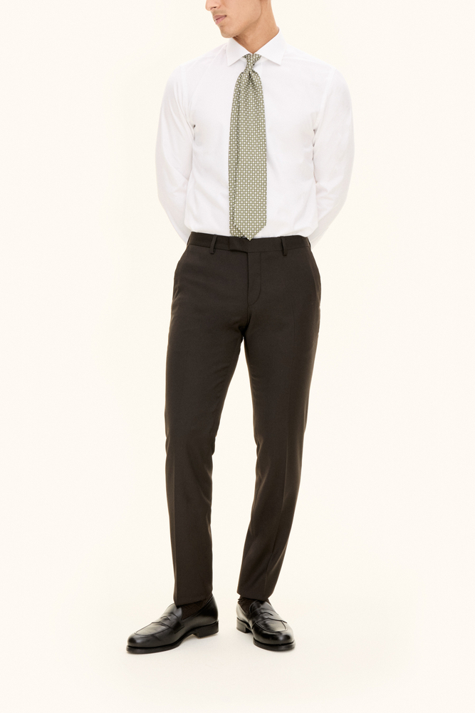 Slim Fit Microstructure Bukser