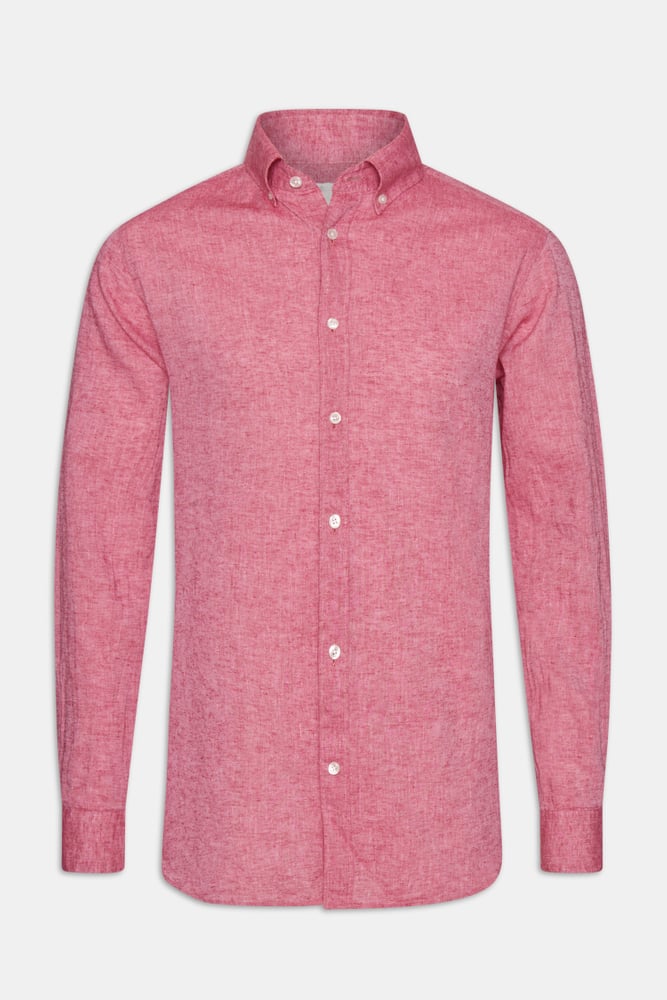 Slim Fit Button Down Skjorte