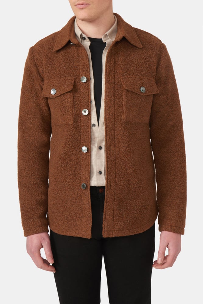 Regular Fit Overshirt Uldblanding