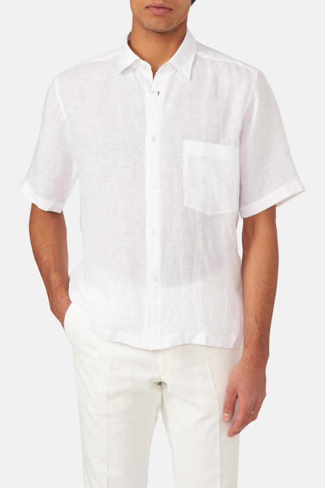 Regular Fit Skjorta Turndown Krage