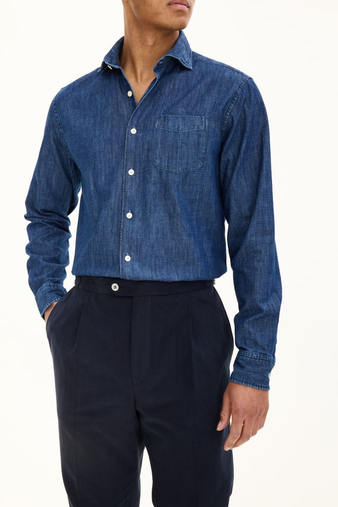 Regular Fit Oxfordskjorte Wide Spread Krave