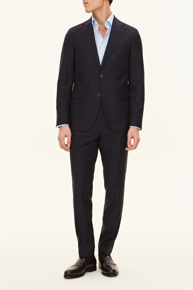 Slim Fit Jakkesæt Twill Merino