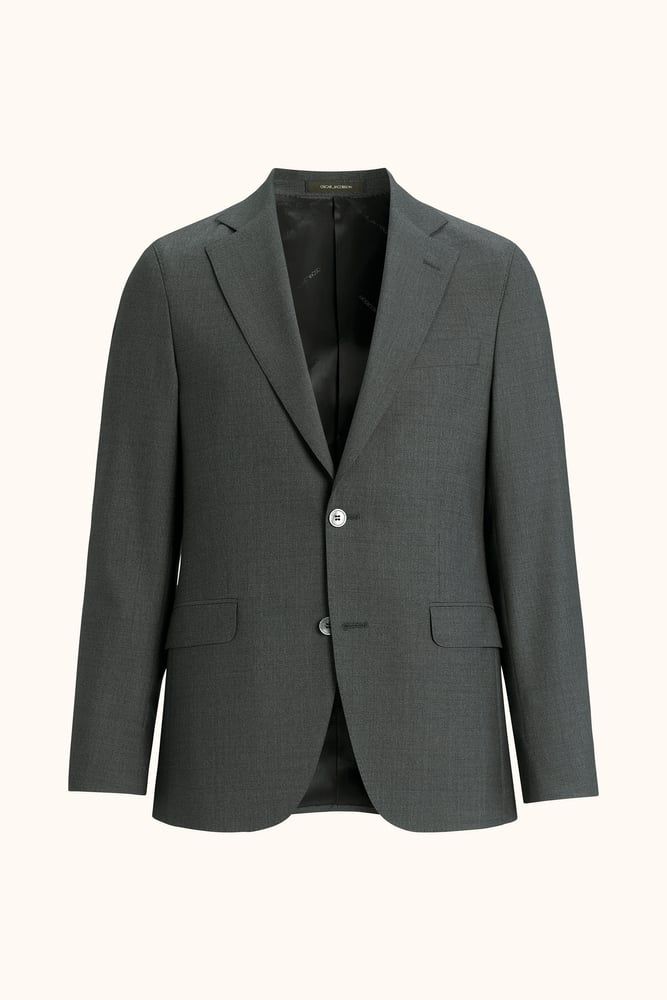 Slim Fit Sharkskin Blazer