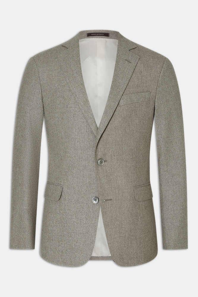 Regular Fit Flannel Blazer
