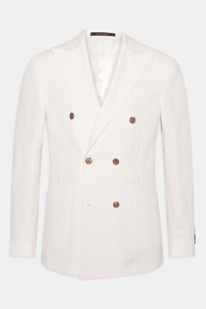Regular Fit Dobbeltradet Microstructure Blazer