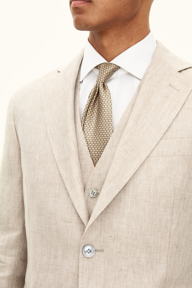 Regular Fit Hør Blazer