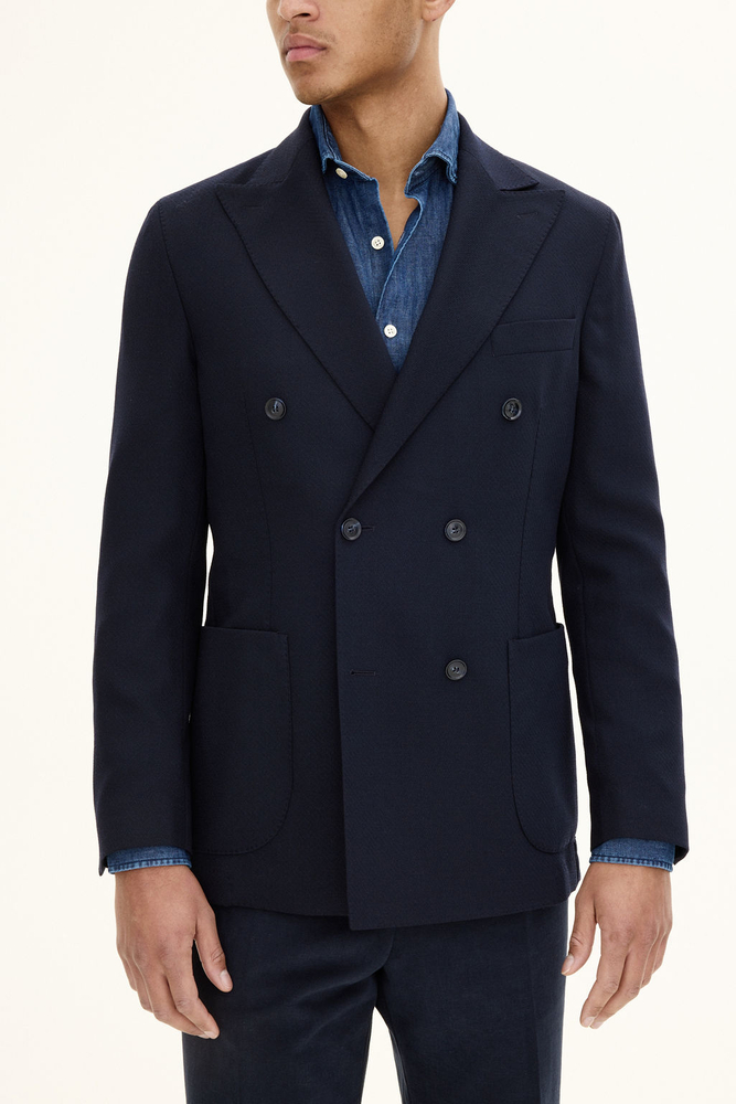 Regular Fit Dobbeltradet Blazer