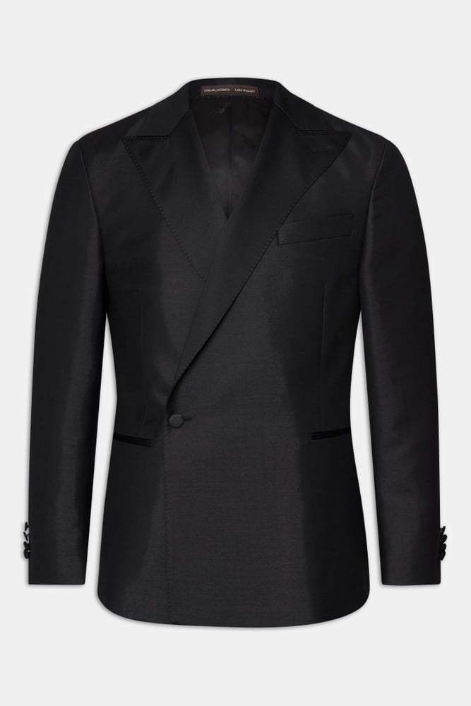 Regular Fit Dobbeltradet Smoking Blazer
