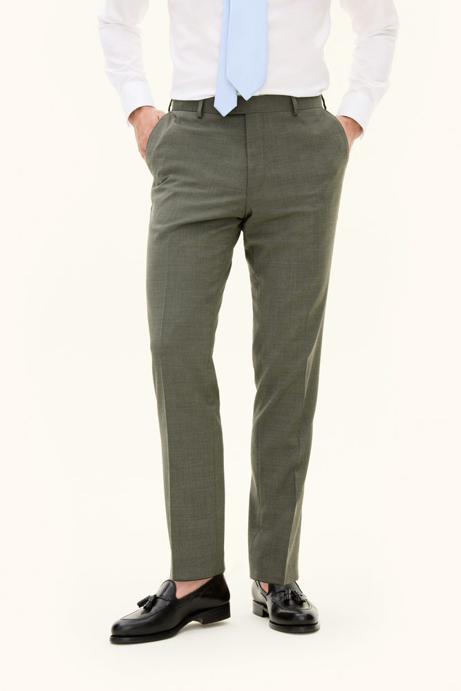 Slim Fit Microstructure Bukser