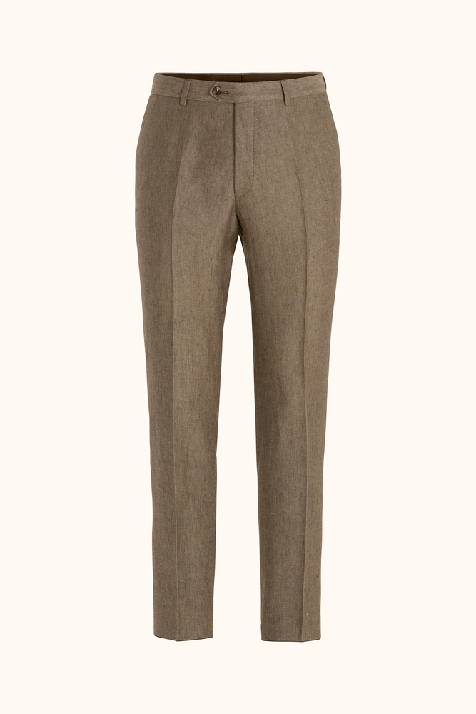 Slim Fit Linen Trousers