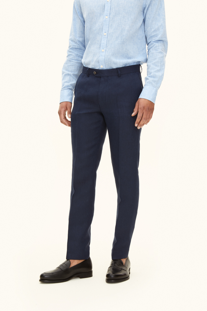 Slim Fit Linnebyxor