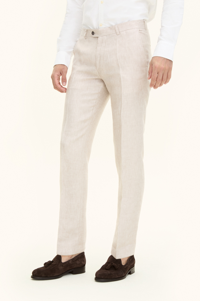 Slim Fit Linnebyxor