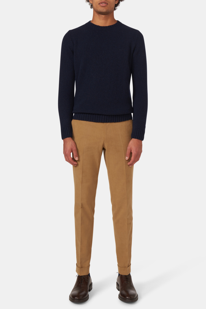 Slim Fit Bukser Børstet Twill