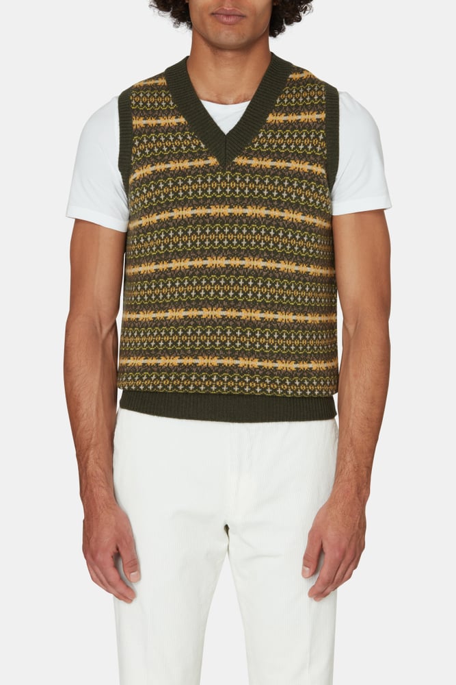 Regular Fit Vest Uldblanding
