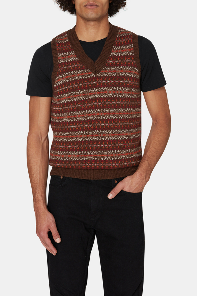 Regular Fit Vest Uldblanding