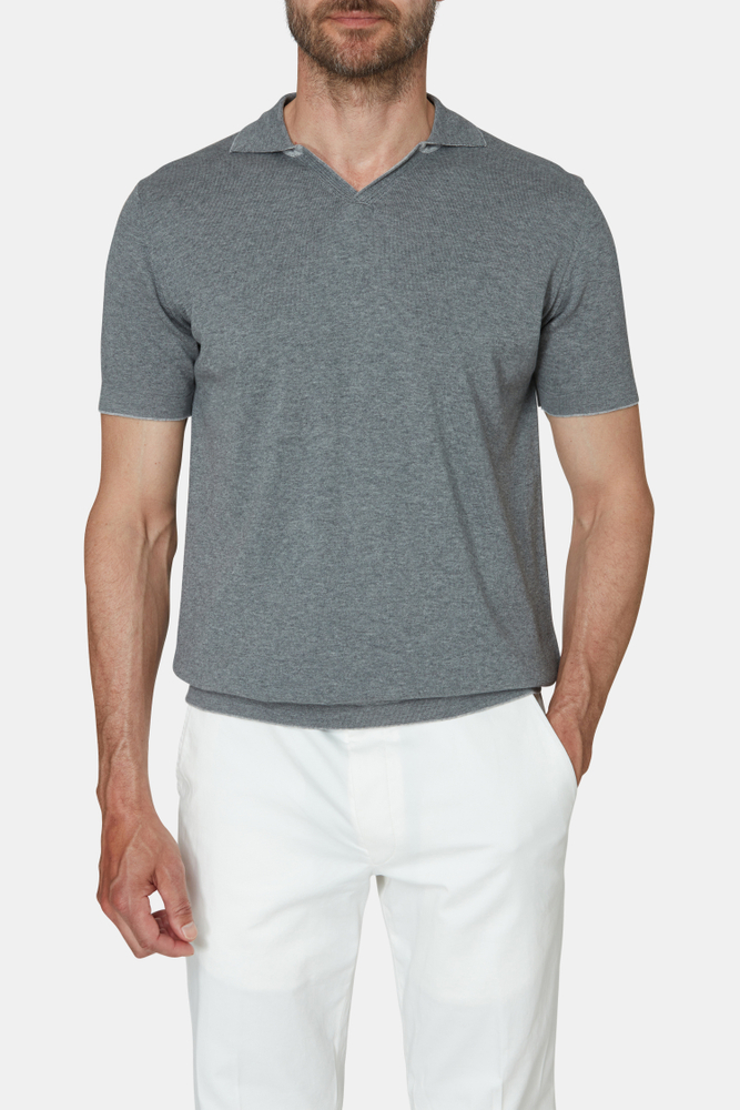 Regular Fit Kontraststrikket Polo