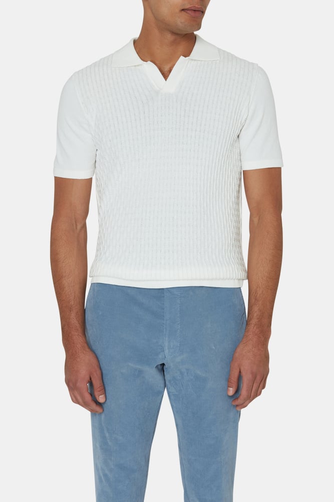 Slim Fit Strukturert Polo