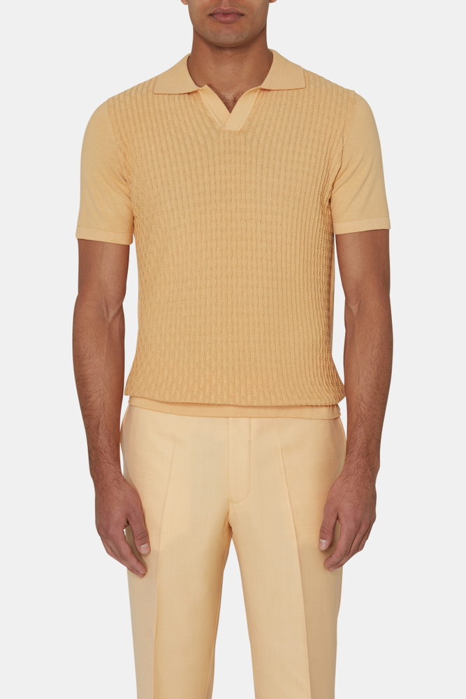 Slim Fit Strukturert Polo
