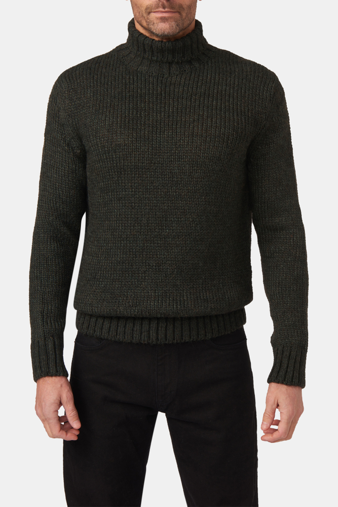 Regular Fit Strikket Rullekrave