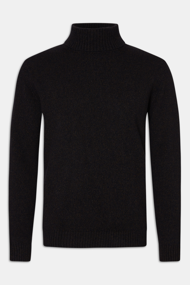 Regular Fit Melange Rollneck