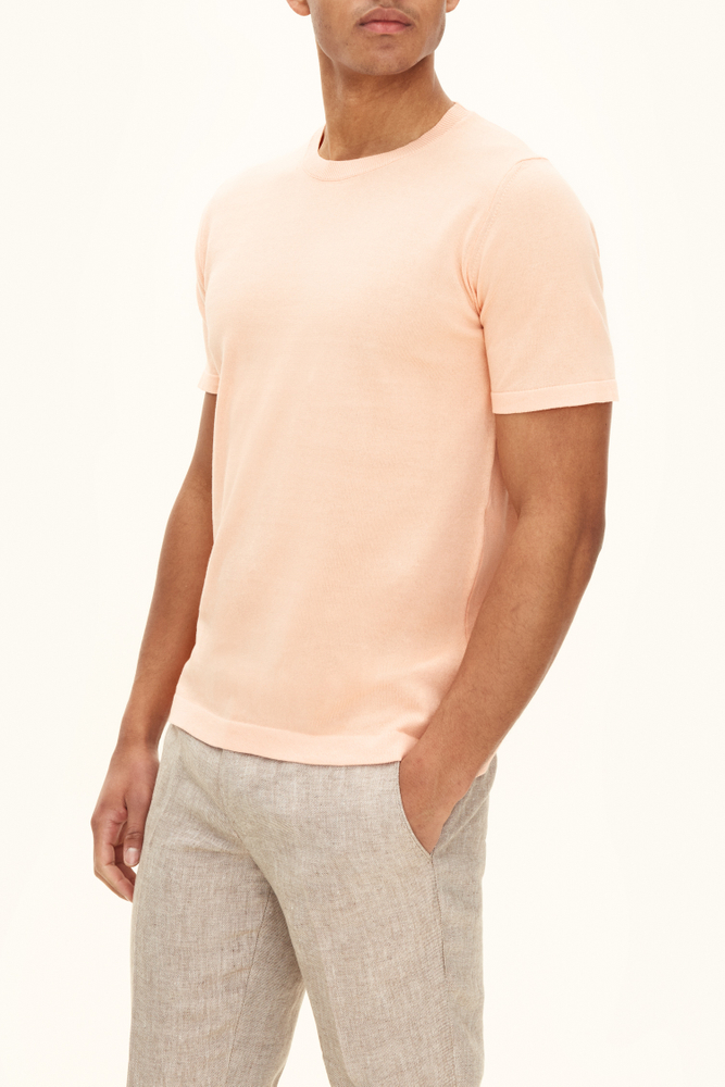 Slim Fit Finstrik T-shirt