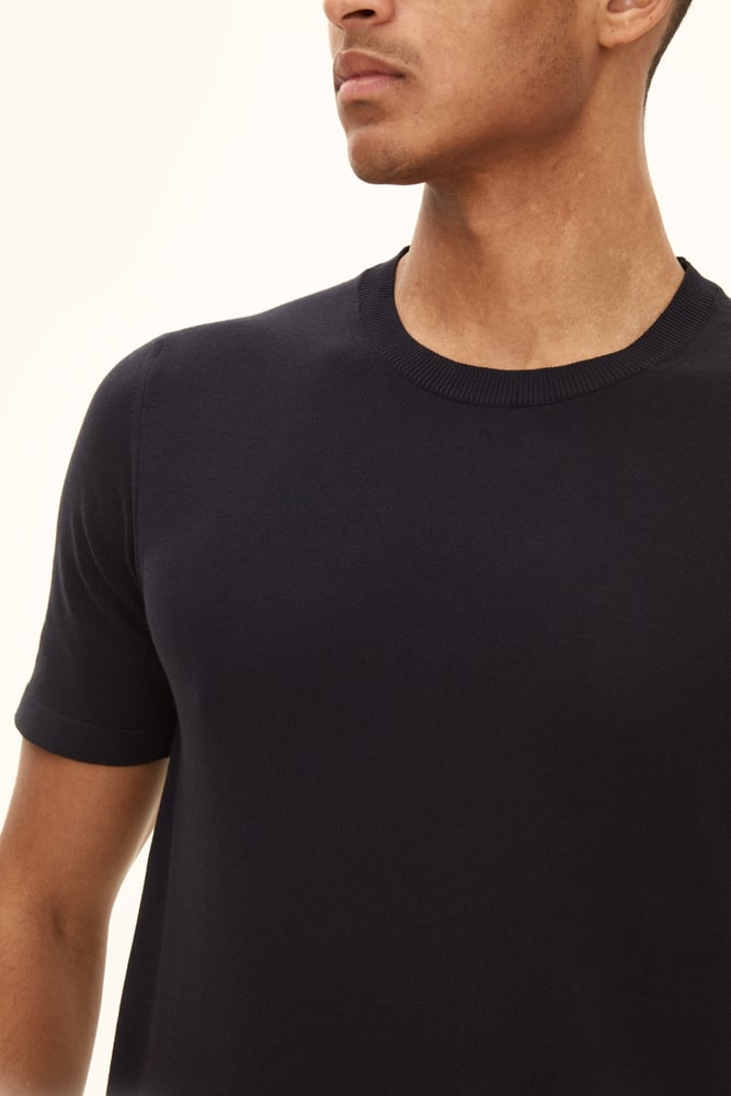 Slim Fit Finstrik T-shirt
