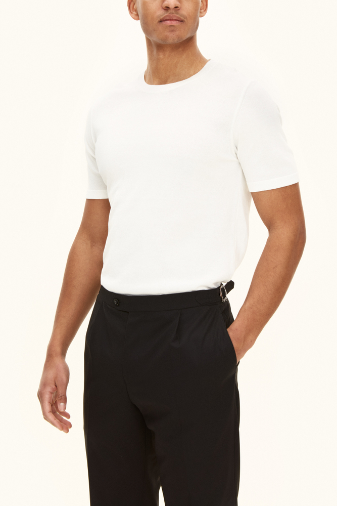 Slim Fit Finstrik T-shirt