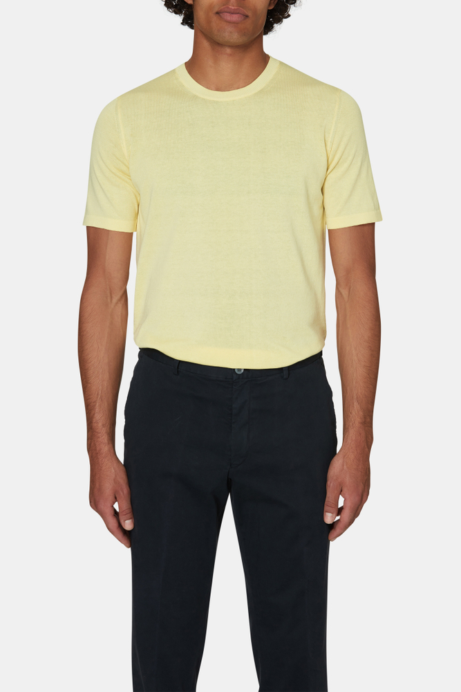 Slim Fit Finstrik T-shirt