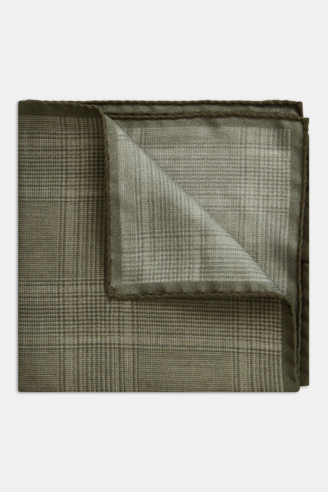 Rutig Lommetørklæde Silk