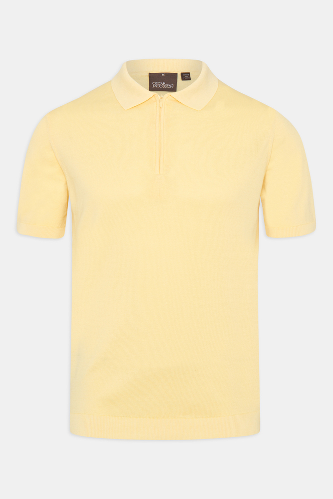 Slim Fit Finstrik Polo