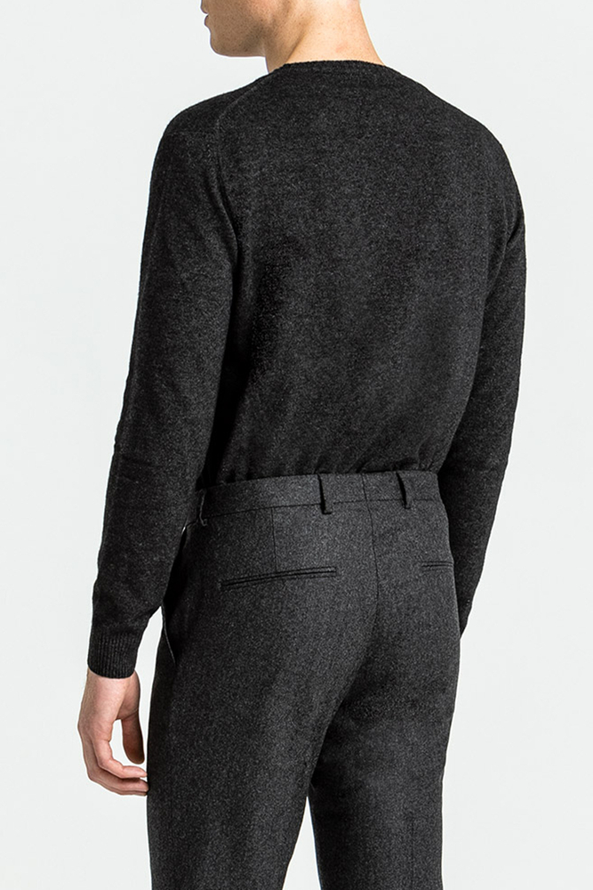 Regular Fit Rundhals Trøje Uld-Kashmir