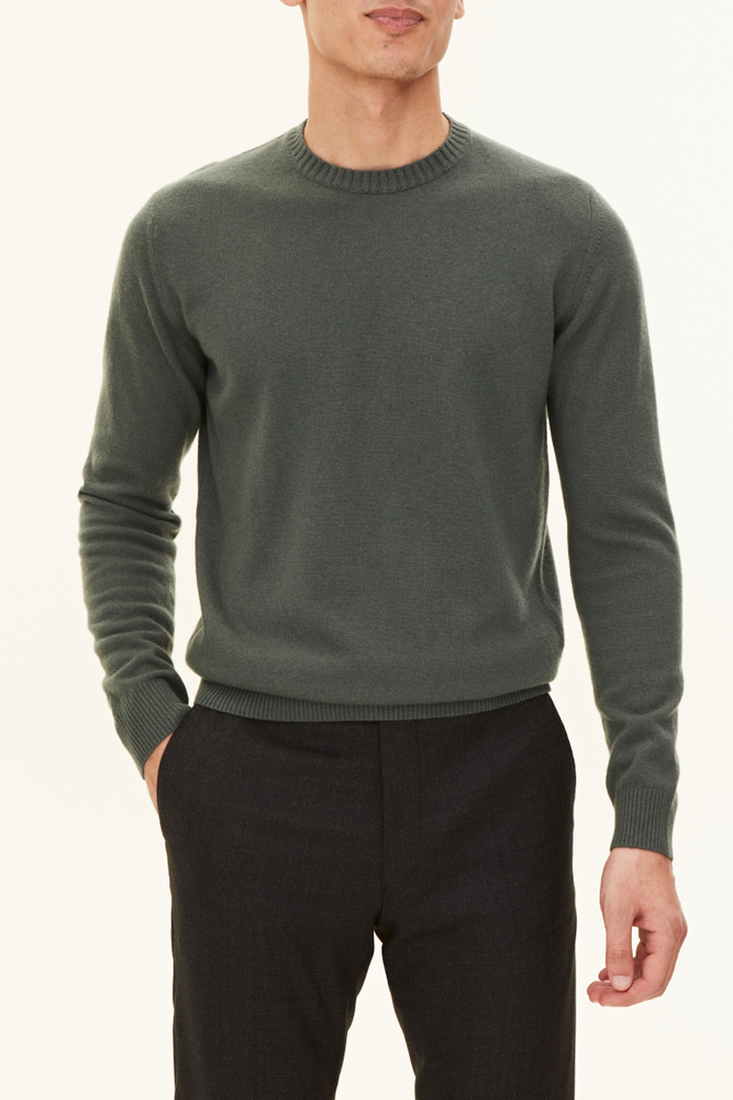 Regular Fit Rundhals Trøje Uld-Kashmir