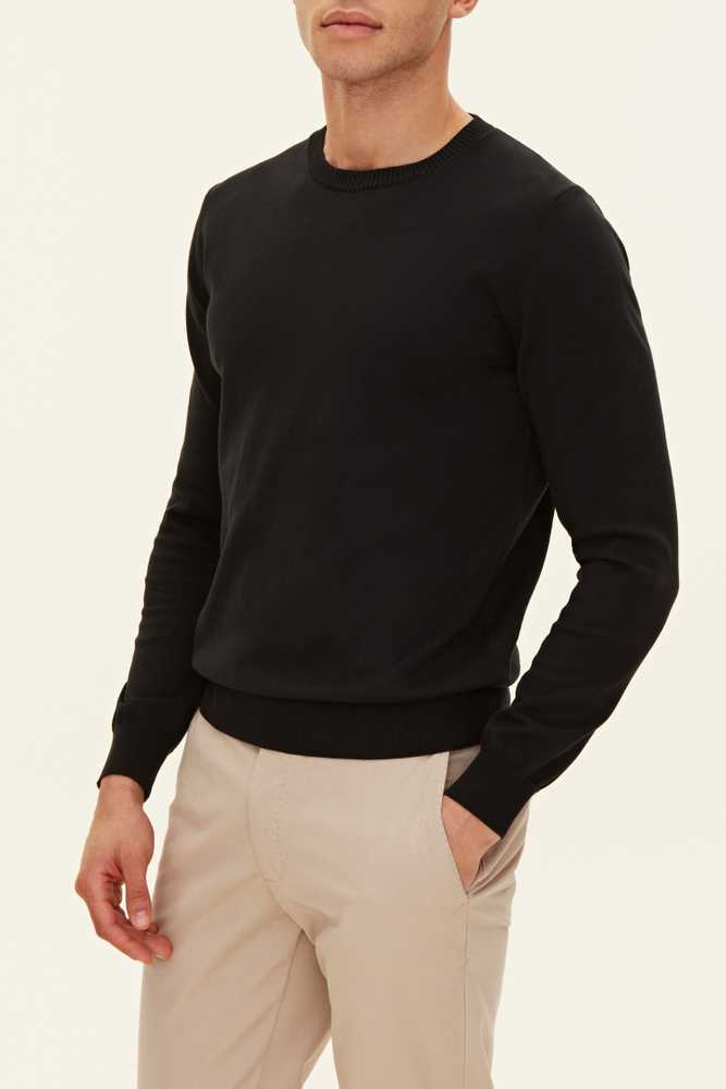 Regular Fit Rundhals Trøje Uld-Kashmir